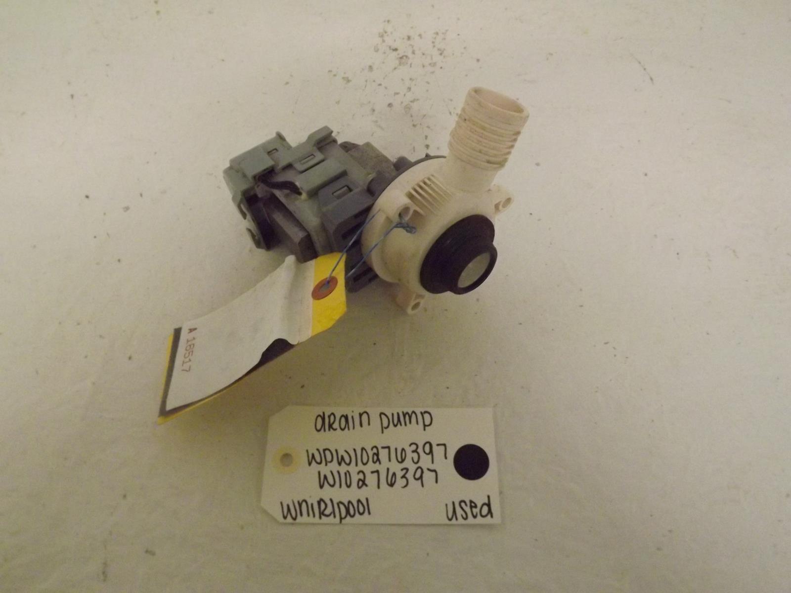Whirlpool Washer WPW10276397 W10276397 Drain Pump Used Whirlpool Washer WPW10276397 W10276397 Drain Pump Used